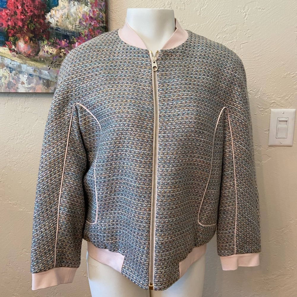 Ted Baker London Multicolor Bomber Jacket